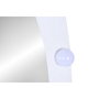 DKD Home Decor Espejo de Vestidor LED MDF 70x10x180 Blanco Rugoso
