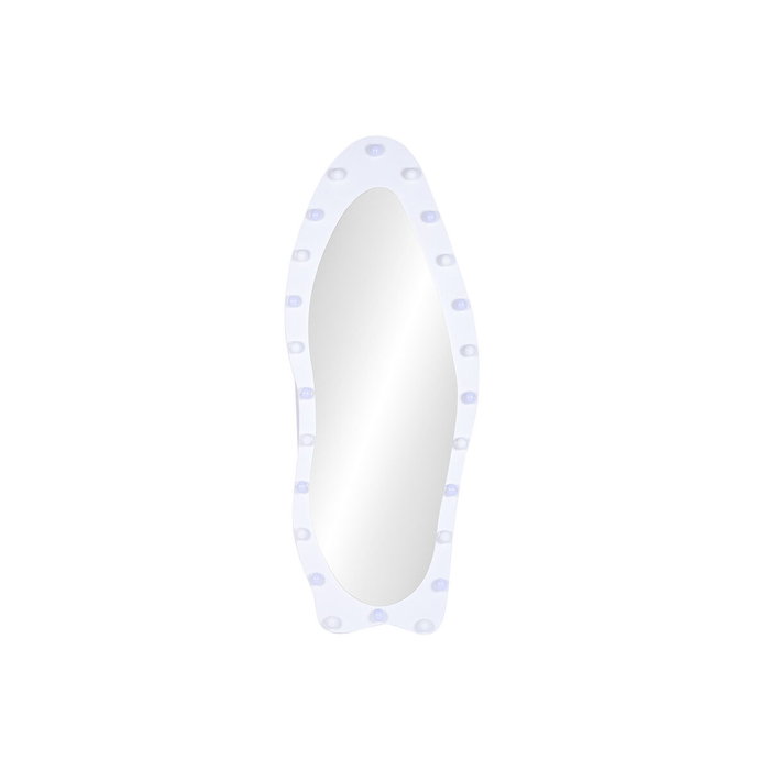 DKD Home Decor Espejo de Vestidor LED MDF 70x10x180 Blanco Rugoso DKD Home Decor Espejo de Vestidor LED MDF 70x10x180 Blanco Rugoso