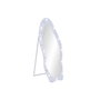DKD Home Decor Espejo de Vestidor LED MDF 70x10x180 Blanco Rugoso