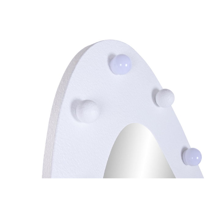 DKD Home Decor Espejo de Vestidor LED MDF 70x10x180 Blanco Rugoso DKD Home Decor Espejo de Vestidor LED MDF 70x10x180 Blanco Rugoso