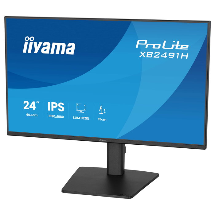 Iiyama ProLite XB2491H-B1 Monitor de 23.8 pulg. Full HD IPS 120 Hz Negro Iiyama ProLite XB2491H-B1 Monitor de 23.8 pulg. Full HD IPS 120 Hz Negro