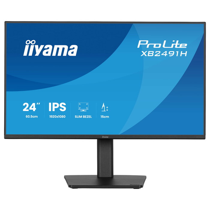Iiyama ProLite XB2491H-B1 Monitor de 23.8 pulg. Full HD IPS 120 Hz Negro Iiyama ProLite XB2491H-B1 Monitor de 23.8 pulg. Full HD IPS 120 Hz Negro