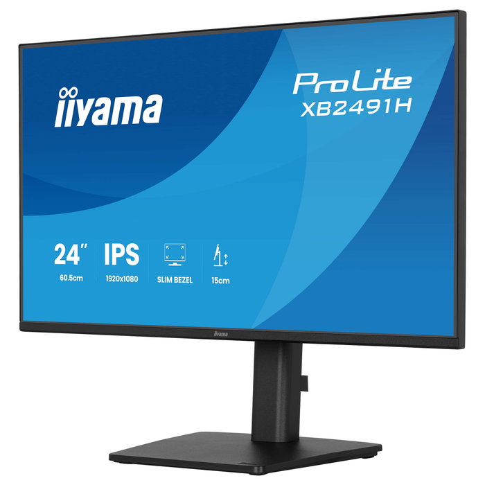 Iiyama ProLite XB2491H-B1 Monitor de 23.8 pulg. Full HD IPS 120 Hz Negro Iiyama ProLite XB2491H-B1 Monitor de 23.8 pulg. Full HD IPS 120 Hz Negro