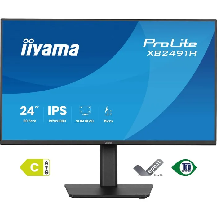 Iiyama ProLite XB2491H-B1 Monitor de 23.8 pulg. Full HD IPS 120 Hz Negro Iiyama ProLite XB2491H-B1 Monitor de 23.8 pulg. Full HD IPS 120 Hz Negro