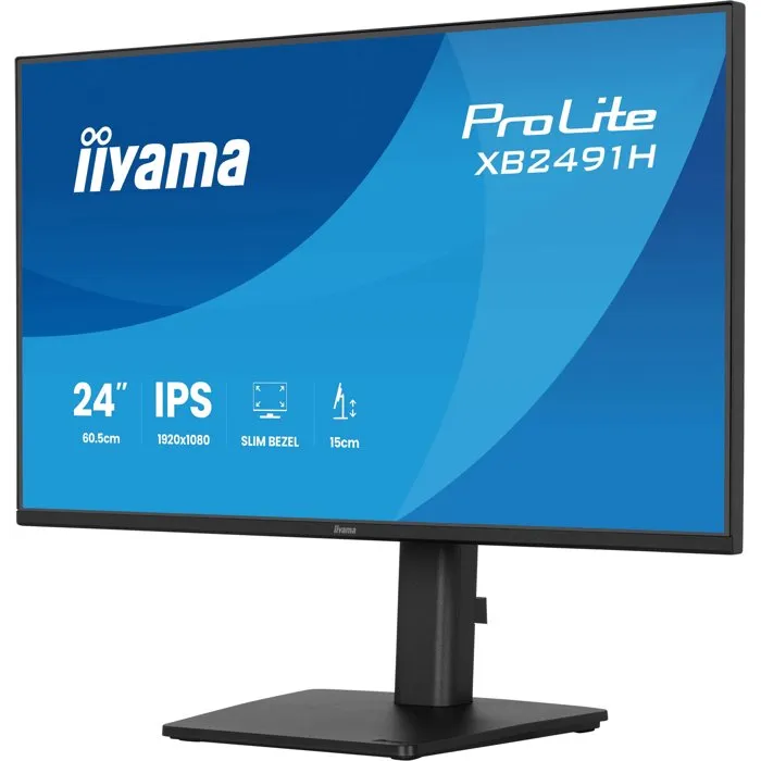 Iiyama ProLite XB2491H-B1 Monitor de 23.8 pulg. Full HD IPS 120 Hz Negro Iiyama ProLite XB2491H-B1 Monitor de 23.8 pulg. Full HD IPS 120 Hz Negro