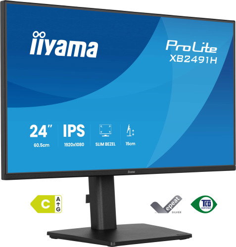 Iiyama ProLite XB2491H-B1 Monitor Gaming 24" IPS Full HD 1920x1080 120Hz 1ms AMD FreeSync, Negro Iiyama ProLite XB2491H-B1 Monitor Gaming 24" IPS Full HD 1920x1080 120Hz 1ms AMD FreeSync, Negro