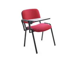 Rocada Pala Escritura para Silla Confidente Plegable PVC 34x20 cm Color Negro