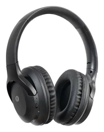 Fonestar AURIS-BT Auriculares Diadema Inalámbricos Bluetooth 5.3 con Micrófono y Cable, Circumaurales, Negro - Para Música y Llamadas