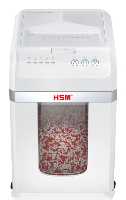 HSM Destructora de Documentos Autofeed X200 P-4 4x12mm 220-240V/50Hz UE, Color Blanco