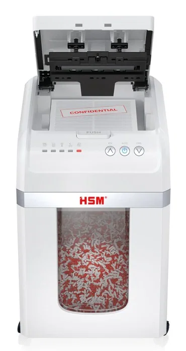 HSM Destructora de Documentos Autofeed X200 P-4 4x12mm 220-240V/50Hz UE, Color Blanco