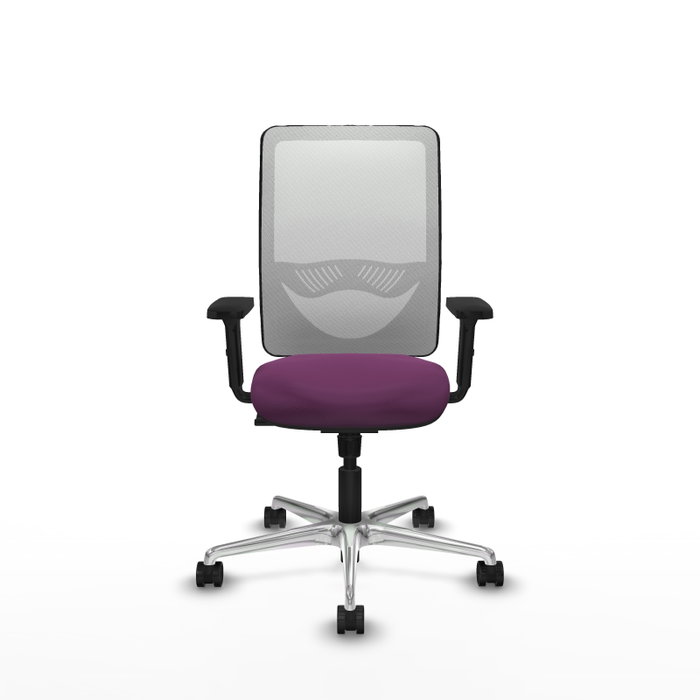 PIQUERAS Y CRESPO Silla de oficina Zulema con mecanismo Sincro, Morado y Blanco PIQUERAS Y CRESPO Silla de oficina Zulema con mecanismo Sincro, Morado y Blanco