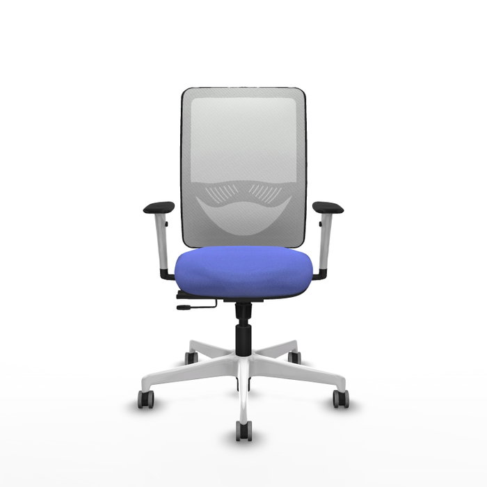 PIQUERAS Y CRESPO Silla de oficina Zulema con mecanismo Sincro/Traslack, Azul claro y Blanco PIQUERAS Y CRESPO Silla de oficina Zulema con mecanismo Sincro/Traslack, Azul claro y Blanco