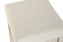 DKD Home Decor Barra Cocina Moderno Natural Blanco Mango y Mármol 40 x 96 x 112 cm Set de 3 Taburetes