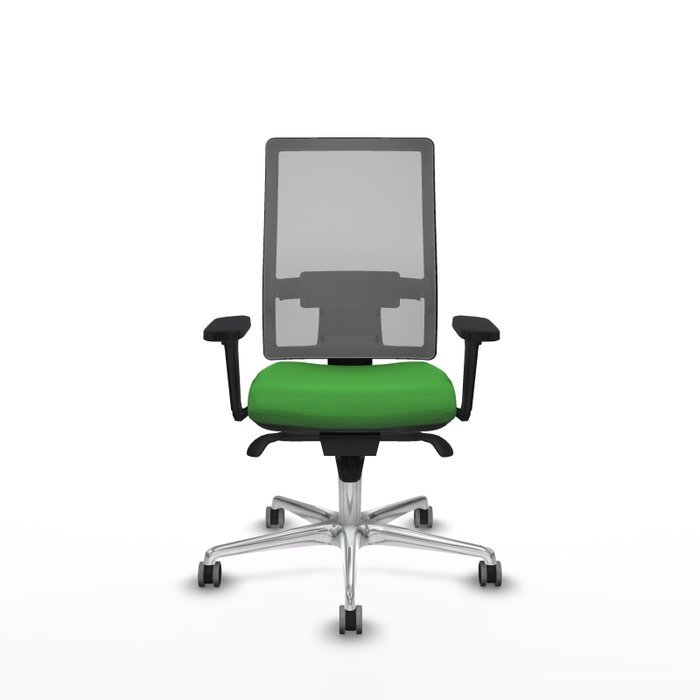 PIQUERAS Y CRESPO Silla de oficina Horna con mecanismo Sincro, Verde y Gris PIQUERAS Y CRESPO Silla de oficina Horna con mecanismo Sincro, Verde y Gris