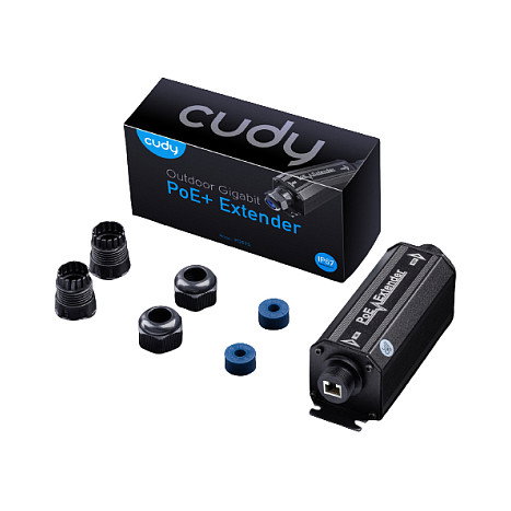 Cudy POE15 Gigabit PoE+ Extender Outdoor Waterproof Negro Cudy POE15 Gigabit PoE+ Extender Outdoor Waterproof Negro