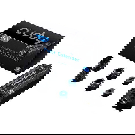 Cudy POE15 Extender Gigabit PoE+ Outdoor Waterproof - Negro - Conexión Ethernet RJ-45, Estándares IEEE 802.3af/at