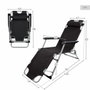 Color Baby Tumbona reclinable Aktive con cojín de poliéster 177X47X34/85 cm
