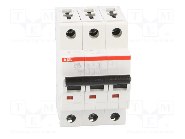ABB Compact Automat S203-C 63A 3-polig GH S203 0001 R0634