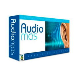 TEGOR Audio Mas 40 Cápsulas Ginkgo Omega 3 Zinc Vitaminas B1 B3 B12 para Sistema Nervioso y Función Cognitiva