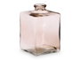 GIFTDECOR Frasco de Cristal Cuadrado Gris (Pack de 12)