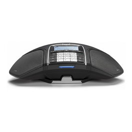 Konftel Konftel 300 Wx - Teléfono de Conferencia Inalámbrico IP/Analógico, Omnidireccional, 4.5 m, LCD, Negro, Ideal para Salas de hasta 30 m²