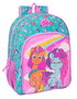 Mochila Escolar My Little Pony Magic Rosa Turquesa 33 x 42 x 14 cm