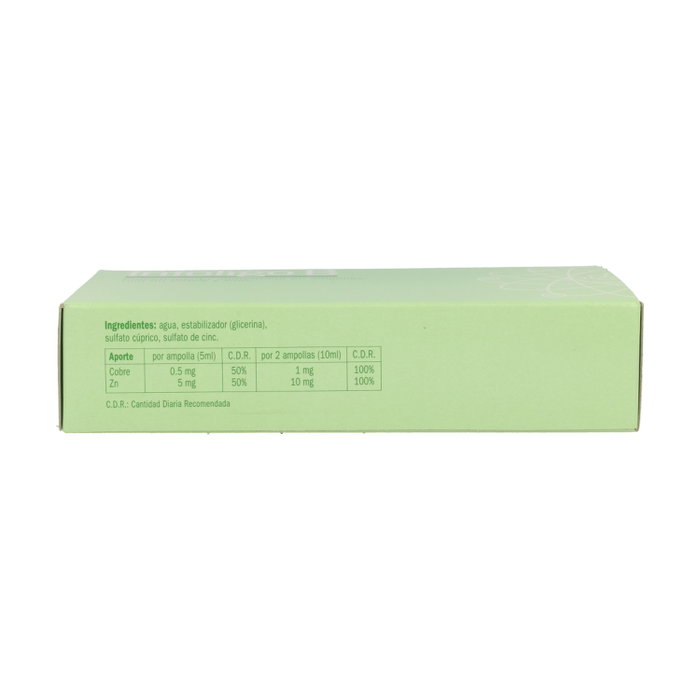 Plantis Infoligo B (Zn-Cu) 20 ampollas