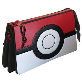 CYP BRANDS Estuche Portatodo Triple Pokeball Pokemon, Cremalleras Metálicas, 23x12cm