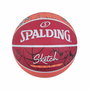 Balón de Baloncesto Spalding Sketch Dribble Rojo Caucho (Talla 7)