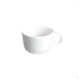 COSTA VERDE Taza Apilable Oceanus Blanca 11 cl, Vajilla, Capacidad: 11 cl, Diametro: 6 cm, Alta: 6 cm (Set de 6)