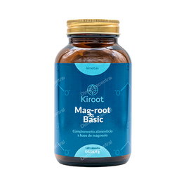 KIROOT Mag-Root Basic 120 Cápsulas - Citrato y Bisglicinato de Magnesio para Músculos y Huesos