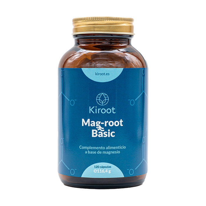 Kiroot MAG ROOT BASIC (Magnesio) 120 cápsulas - Citrato y Bisglicinato de Magnesio