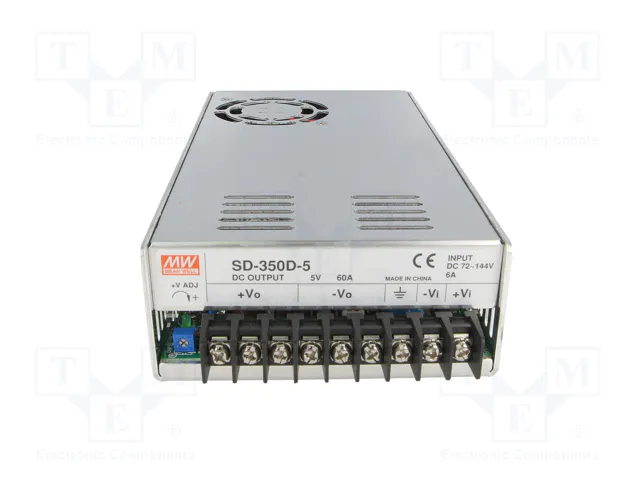 MEAN WELL SD-350D-5 Convertidor DC/DC 300W 5V 60A