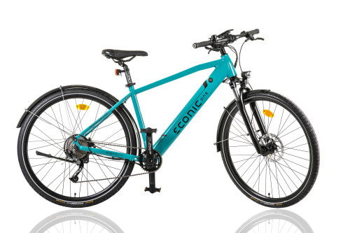 Econic 300084 Bicicleta Eléctrica Urbana Azul Autonomía hasta 100 KM