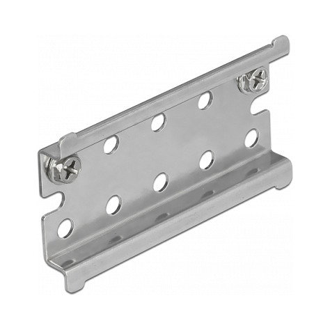DeLOCK 66083 Riel DIN de acero inoxidable con tope final DeLOCK 66083 Riel DIN de acero inoxidable con tope final