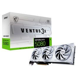 MSI RTX 5080 16GB GDDR7 3Fan OC Ventus 3X White