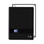 Oxford Europeanbook 1 Live&Go Cuaderno Espiral Tapa Plástico Negro DIN A4+