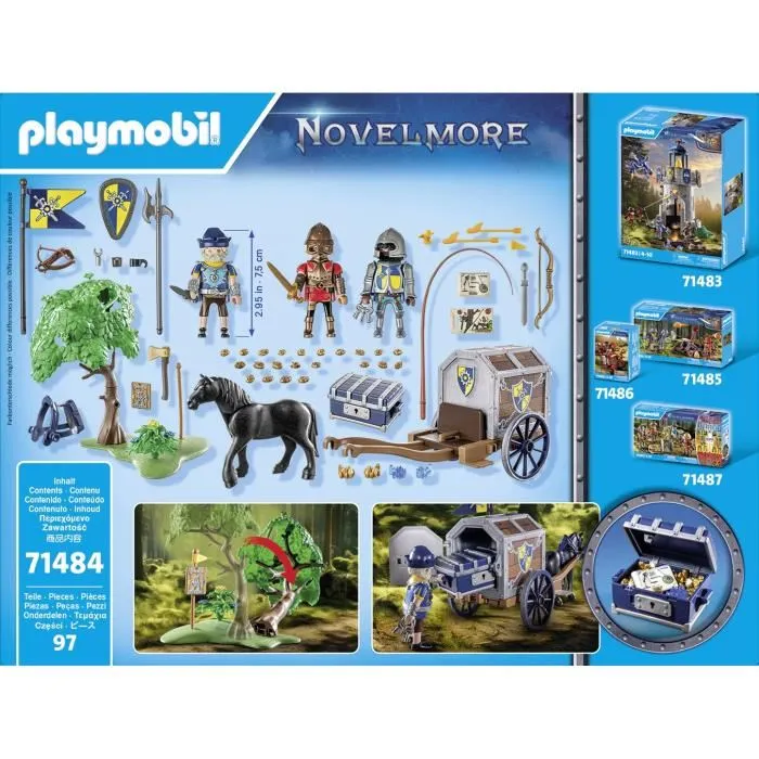 Playmobil 71484 Novelmore - Convoy Novelmore con bandido