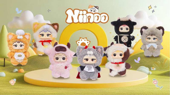 7th Player Peluche Sorpresa Niinoo Meow Moo Blind Bos 14x20x9 cm 7th Player Peluche Sorpresa Niinoo Meow Moo Blind Bos 14x20x9 cm