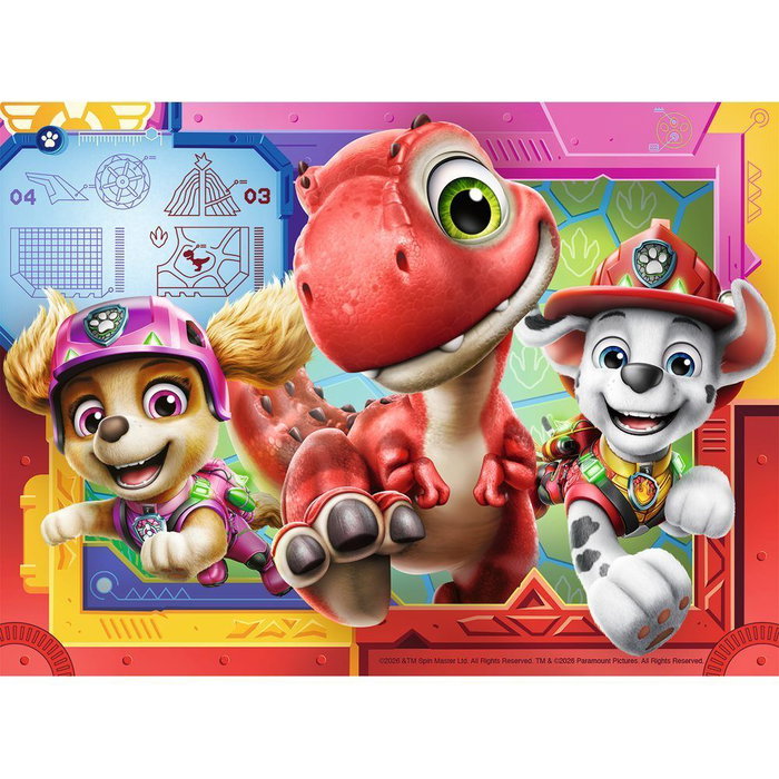 RAVENSBURGER Puzzle Dino Movie Patrulla Canina Paw Patrol 12-16-20-24pzs RAVENSBURGER Puzzle Dino Movie Patrulla Canina Paw Patrol 12-16-20-24pzs