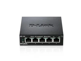 D-Link DES-105 Switch No Administrado Negro