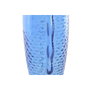 DKD Home Decor Jarrón Hangzhou design 26a Mediterráneo Azul Turquesa Cristal 7 x 26.3 x 10 cm (2 Unidades)
