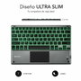 Subblim Teclado Smart Backlit con Touchpad Gris