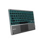 Subblim Teclado Smart Backlit con Touchpad Gris