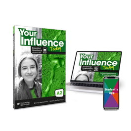 MACMILLAN YOUR INFLUENCE TODAY A2 Essential Workbook, Competence Evaluation Tracker y Student's App