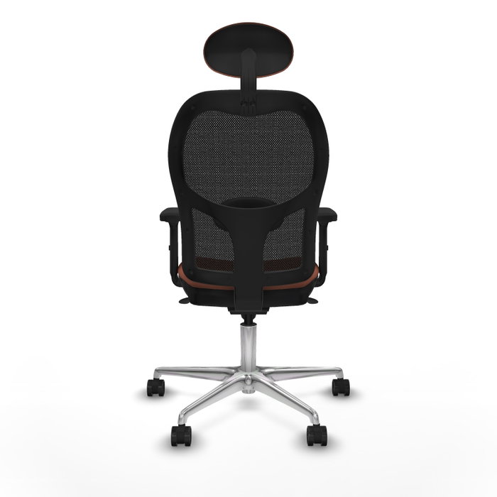 PIQUERAS Y CRESPO Silla de oficina Jorquera marrón y negro PIQUERAS Y CRESPO Silla de oficina Jorquera marrón y negro