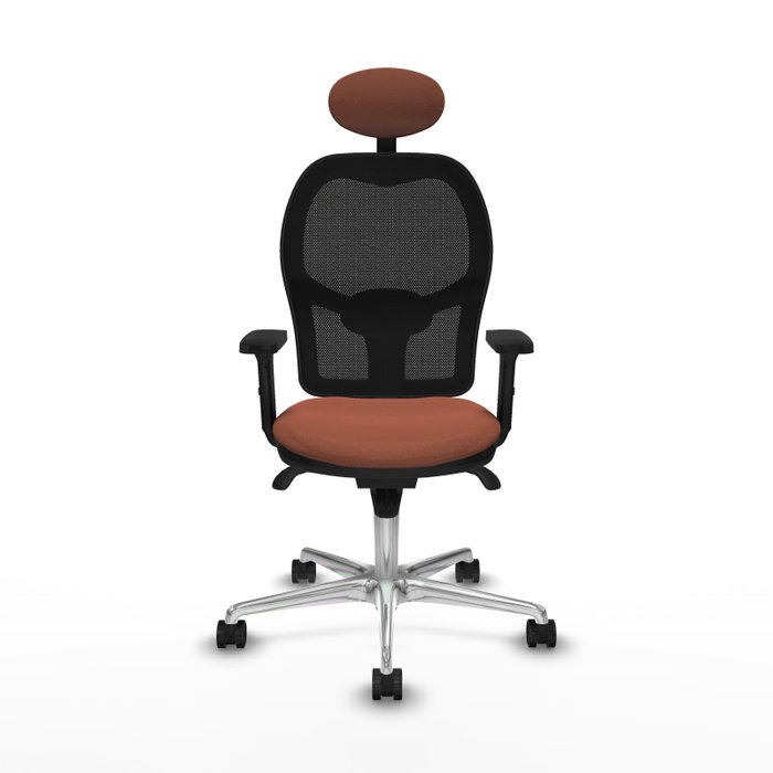 PIQUERAS Y CRESPO Silla de oficina Jorquera marrón y negro PIQUERAS Y CRESPO Silla de oficina Jorquera marrón y negro