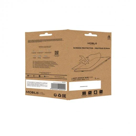 Mobilis 036275 Protector de Pantalla Mate Anti-huellas para iPad 10.9" 10ª Generación, 27,7 cm (10.9"), Dureza 5H, Resistente a Golpes y Agua, 1 Unidad