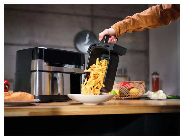 Tefal Dual Easy Fry & Grill EY905D, Freidora de aire de 8,3 L