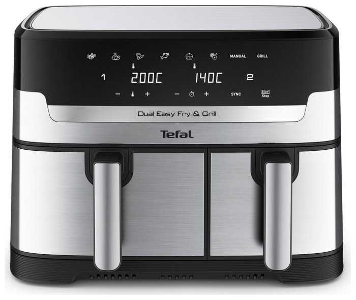 Tefal Dual Easy Fry & Grill EY905D, Freidora de aire de 8,3 L